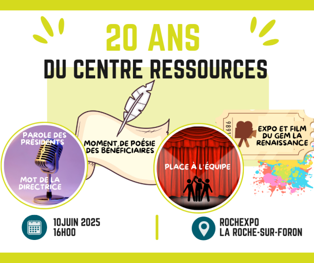 Assemblée Générale - 20 ans du Centre Ressources 